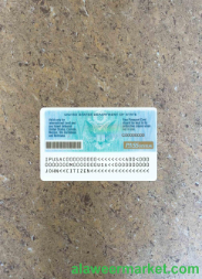 USA passport ID card photolook BACK